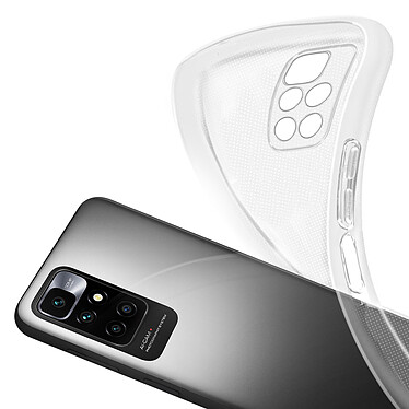 Avizar Coque pour Xiaomi Redmi 10 et 10 2022 Silicone Fin avec Protection Caméra  Transparent pas cher