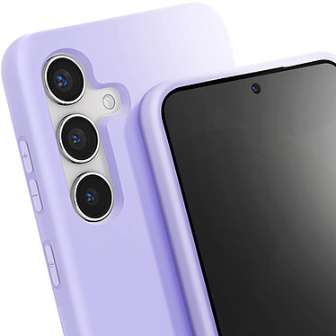 Avis Avizar Coque Cordon Semi-Rigide pour Samsung Galaxy S24 Violet Clair