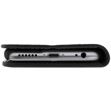 Avizar Étui iPhone 6 , iPhone 6s en simili cuir et finition surpiqué - Noir pas cher