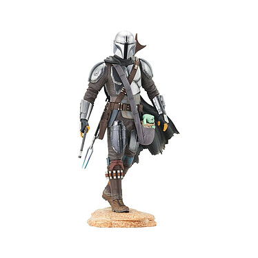 Star Wars The Mandalorian - Statuette Premier Collection 1/7 The Mandalorian with The Child 25