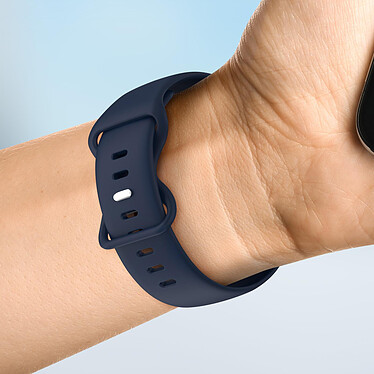 Acheter Avizar Bracelet pour Honor Magic Watch 2 42mm Silicone Souple Bleu Nuit