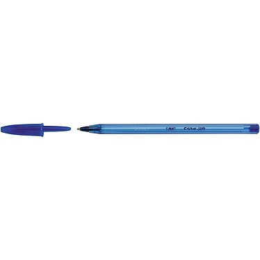 BIC Stylo bille CRISTAL SOFT pointe moyenne 1,2 mm encre Bleue x 50