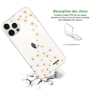 Avis Evetane Coque iPhone 12 Pro Max 360 intégrale transparente Motif Marguerite Tendance