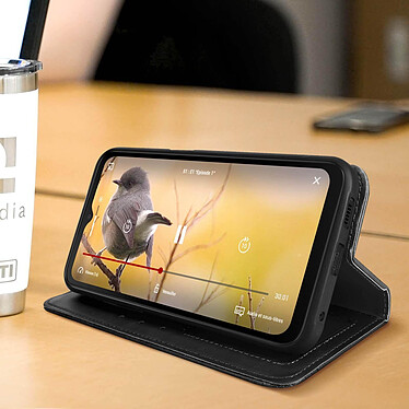 Avis Avizar Étui pour Samsung Galaxy Xcover 6 Pro Clapet Portefeuille Fonction Support Vidéo  noir