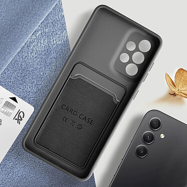 Acheter Avizar Coque pour Samsung Galaxy A53 5G Silicone Souple Porte-carte Fine Légère  Noir