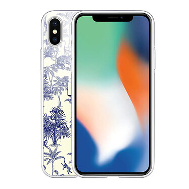 Avis LaCoqueFrançaise Coque iPhone X/Xs silicone transparente Motif Botanic Rêve ultra resistant