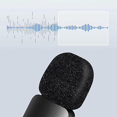 Avis LinQ Microphone Sans Fil Réduction de Bruit Adaptateurs USB C et Lightning  Noir