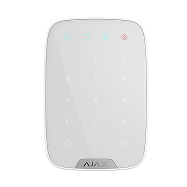 Ajax - Clavier sans fil pour système de sécurité KeyPad - Blanc - Ajax
