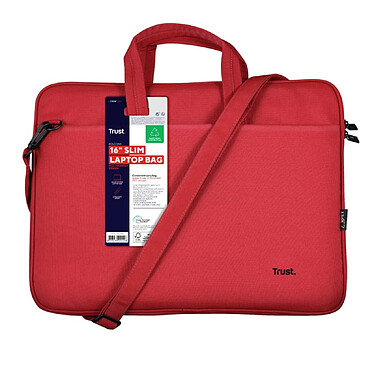 Avis Trust Sacoche pour Ordinateur Portable 16'' Eco BOLOGNA Rouge