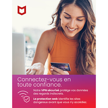 Avis McAfee Total Protection - Licence 1 an - 5 postes - A télécharger