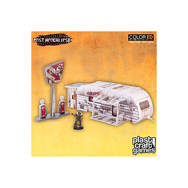 Post Apocalypse ColorED - Maquette pour jeu de figurines 28 mm The Caravan