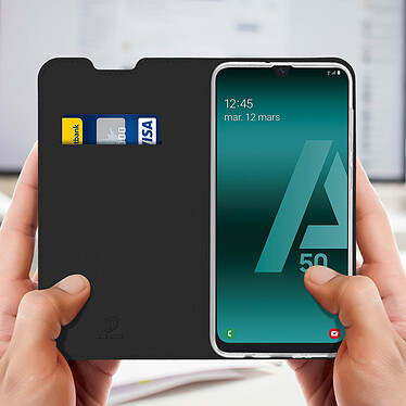 Avis Dux Ducis Housse Samsung pour Galaxy A50 Étui Porte-cartes Fonction Stand  Noir