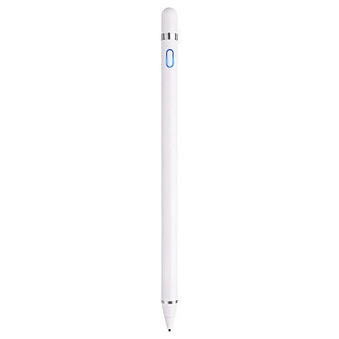 Avizar Stylet Smartphone/Tablette/PC à écran tactile Pointe fine Aluminium Blanc