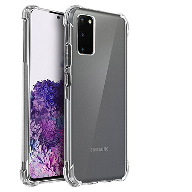 Evetane Coque Samsung Galaxy S20 anti-choc souple angles renforcés transparente Motif transparente Motif