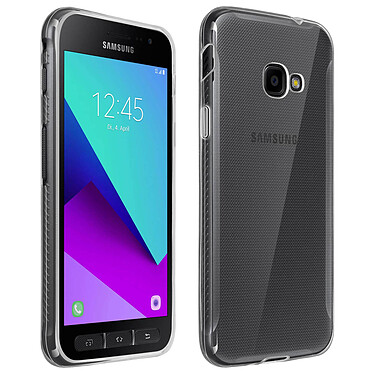 Avizar Coque Galaxy Xcover 4 et 4S Coque Protection Silicone Ultra-fine - Transparent