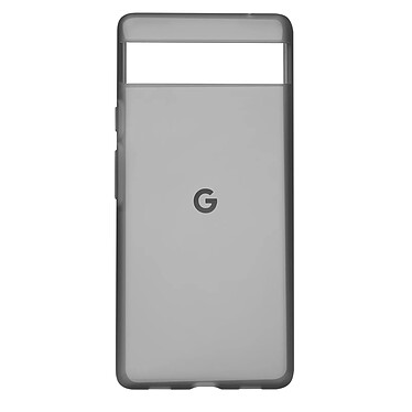 Google Coque pour Google Pixel 6a Rigide Ultrafine Originale  Noir Translucide