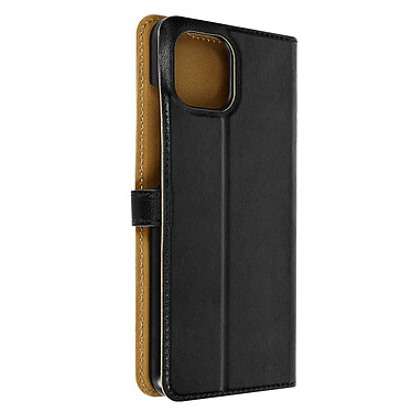 Bigben Etui pour Samsung Galaxy A03 Simili Cuir Dos Rigide Languette Magnétique  Noir