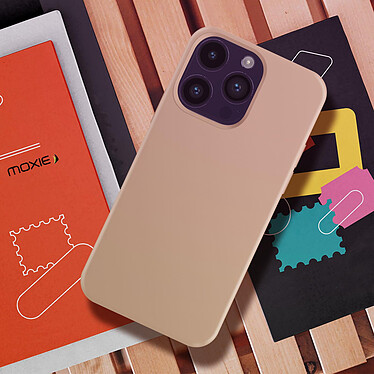 Acheter Moxie Coque pour iPhone 14 Pro Max Hybride Semi-rigide Fine Légère Intérieur Doux  rose des sables