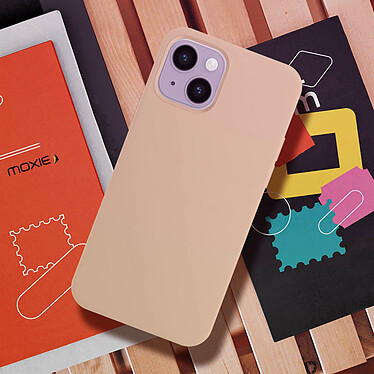 Acheter Moxie Coque pour iPhone 14 Hybride Semi-rigide Fine Légère Intérieur Doux  rose des sables