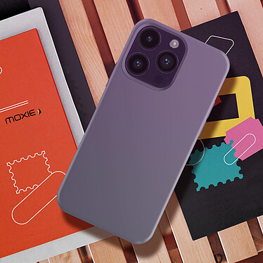 Acheter Moxie Coque pour iPhone 14 Pro Max Hybride Semi-rigide Fine Légère Intérieur Doux  gris lavande