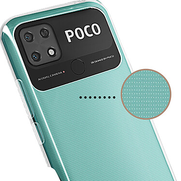 Acheter Avizar Coque pour Xiaomi Poco C40 Silicone Gel Souple Ultra fine Anti-jaunissement  Transparent