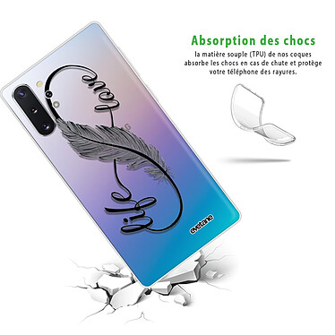 Avis Evetane Coque Samsung Galaxy Note 10 Plus 360 intégrale transparente Motif Love Life Tendance
