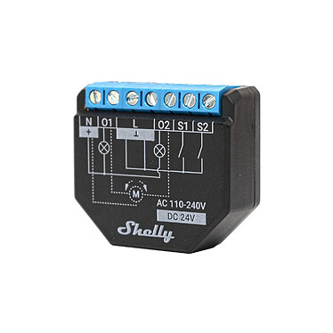 Shelly - Double interrupteur relais wifi Shelly Plus 2PM Dual