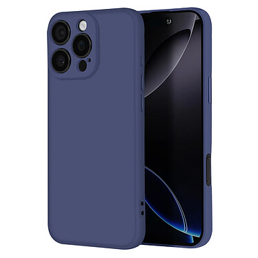 Avizar Coque pour iPhone 16 Pro Max Silicone Finition Mate Soft Touch Bleu Nuit