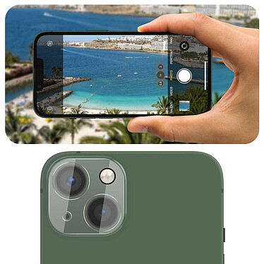 Force Glass Film Caméra pour iPhone 13 Dureté 9H+ Garantie à vie  Transparent pas cher