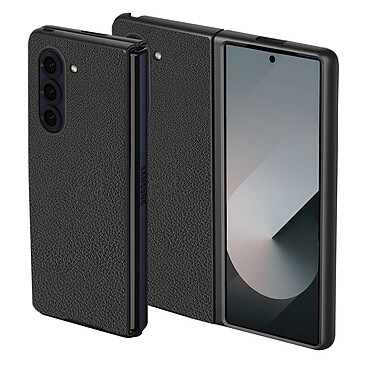 Avizar Coque pour Samsung Galaxy Z Fold 6 Deisgn Pliable Texture Grainée Noir