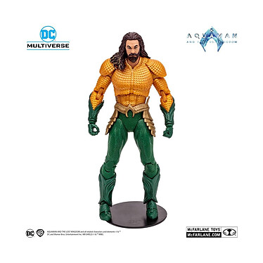 Aquaman et le Royaume perdu - Figurine DC Multiverse Aquaman 18 cm pas cher