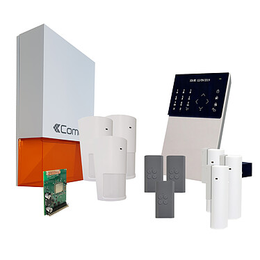 Comelit - Pack alarme connectée Secur Hub Kit 2 - Transmission IP + Module GSM HUB2G