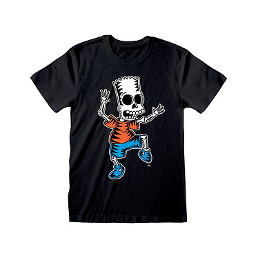 Les Simpson - T-Shirt Skeleton Bart - Taille M