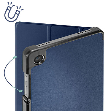 Acheter Avizar Housse pour Samsung Galaxy Tab A9 Clapet Trifold Support video / clavier Mise en Veille  Bleu Nuit