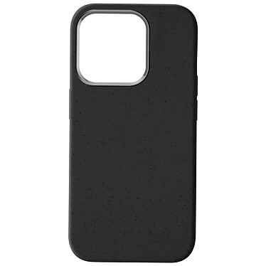 Avizar Coque pour iPhone 15 Pro Silicone gel Anti-traces Compatible QI 100% Recyclable  Noir