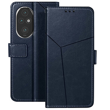 Avizar Etui Clapet pour Honor 200 Pro Portefeuille Support Vidéo Bleu Nuit