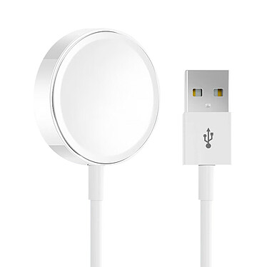 Avizar Câble Chargeur pour Apple Watch Charge Efficace et Sécurisée Longueur 1m  Blanc