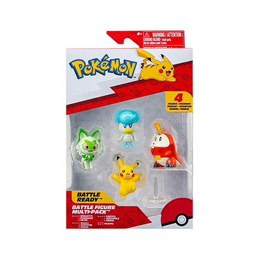 Pokémon Gen IX - Pack 4 figurines Battle Figure Set