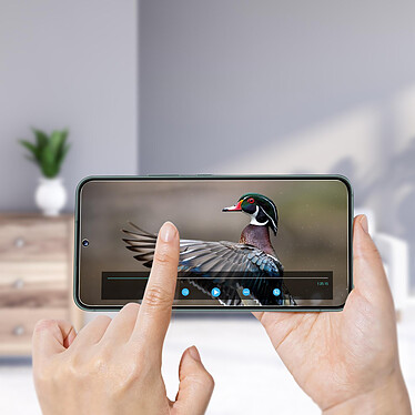 Avizar Film Écran Samsung Galaxy S22 Plus Latex Résistant Adhésion Totale Transparent pas cher