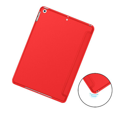Avis Evetane Etui Smart Cover iPad 102 Pouces (2019/2020/2021) Rouge à rabat avec support