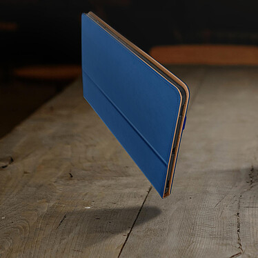 Avizar Housse Samsung Tab S7 11.0 et Tab S8 Cuir Porte cartes Fonction Support Bleu pas cher