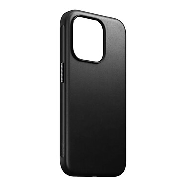 Nomad Coque Modern Cuir pour iPhone 15 Pro Noir pas cher