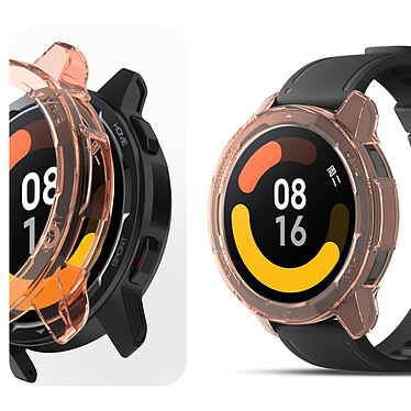 Avizar Coque pour Xiaomi Watch S1 Active / Watch Color 2, Second Skin - Rose pas cher