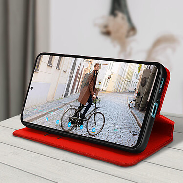 Acheter Avizar Housse pour Xiaomi Redmi Note 11 Pro Plus Clapet Portefeuille Fonction Support Vidéo  rouge