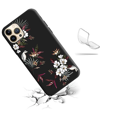 Avis LaCoqueFrançaise Coque iPhone 13 Pro Max Silicone Liquide Douce Fleurs Sauvages