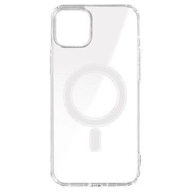 Swissten Coque Magsafe Apple iPhone 12 et 12 Pro Bi-matière Coins renforcés  Transparent