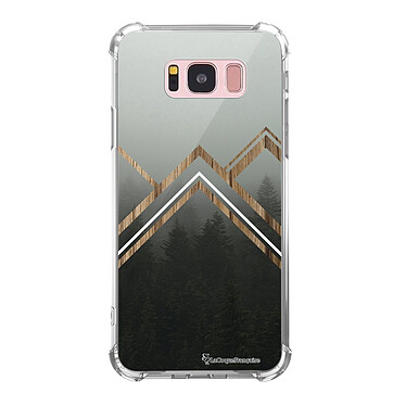 LaCoqueFrançaise Coque Samsung Galaxy S8 anti-choc souple angles renforcés transparente Motif Trio Forêt