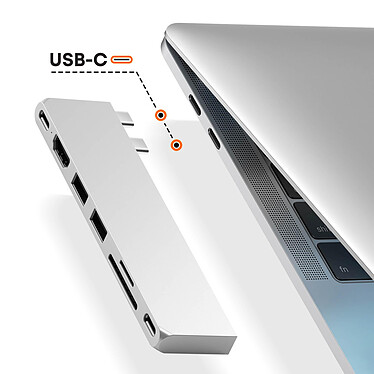 Avis Satechi Hub Macbook Pro Hub Slim Argent, USB USB-C HDMI 4K Lecteur carte