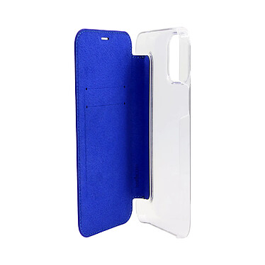 Avis BEETLECASE Étui pour iPhone 12/iPhone 12 Pro Folio Premium en Cuir avec Dos en Cristal Bleu