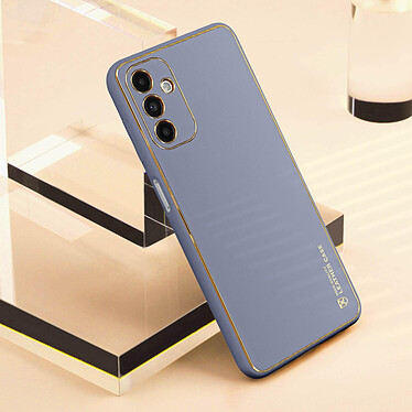 Avis Avizar Coque pour Samsung Galaxy A13 5G et A04s Simili Cuir Polycarbonate Rigide Bleu
